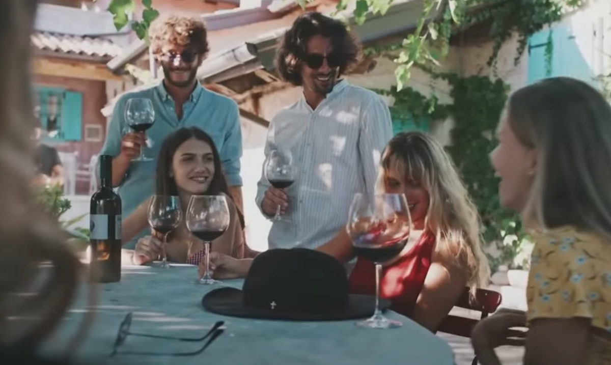 La fameuse scène tournée en Slovénie.
