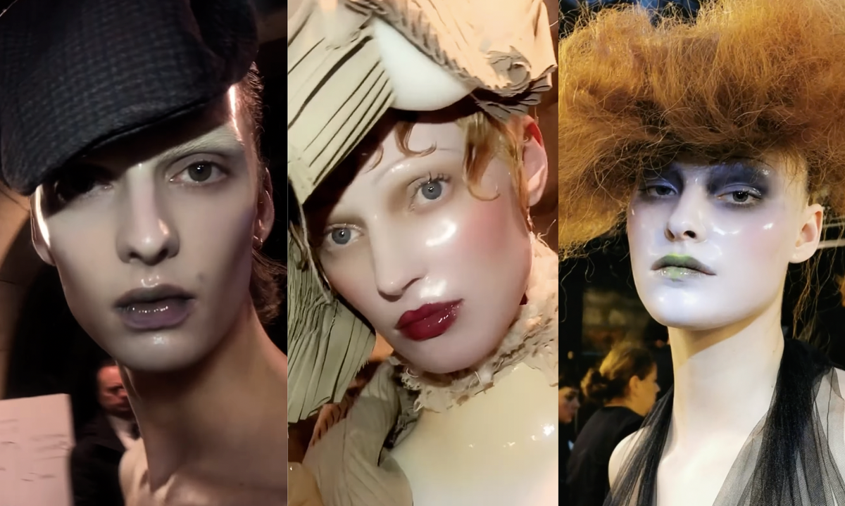 Comment est-ce que Pat Mcgrath a-t-elle réalisé ce maquillage? Plusieurs théories ont été élaborées, mais le secret n'a pas été dévoilé.