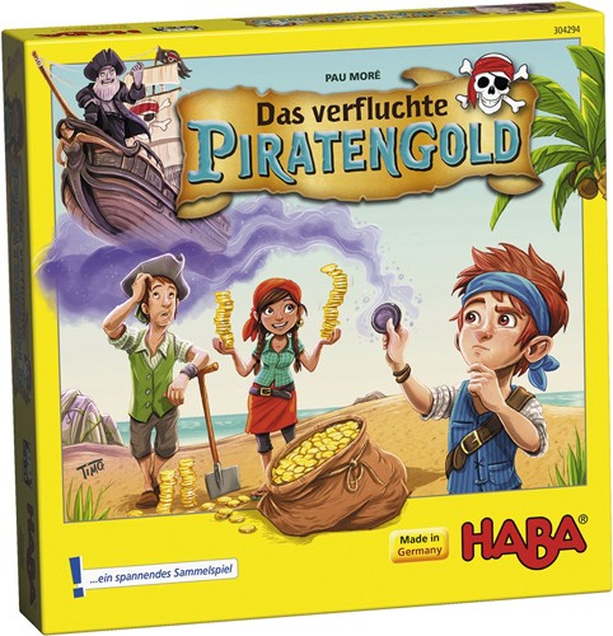 Das verfluchte Piratengold, Schachtel