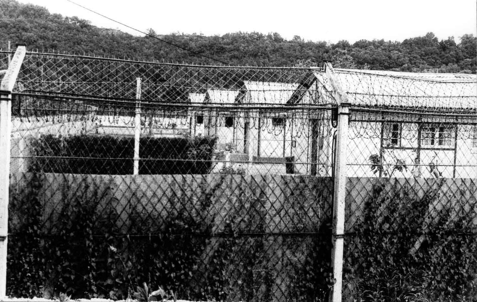 Mauzac-Gefängnis, Frankreich, während der deutschen Besatzung.