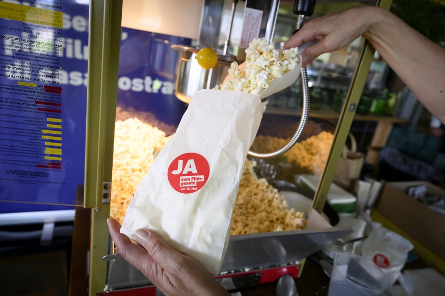 Für das Filmgesetz gab es ein Ja. Gefeiert wurde mit Popcorn. 