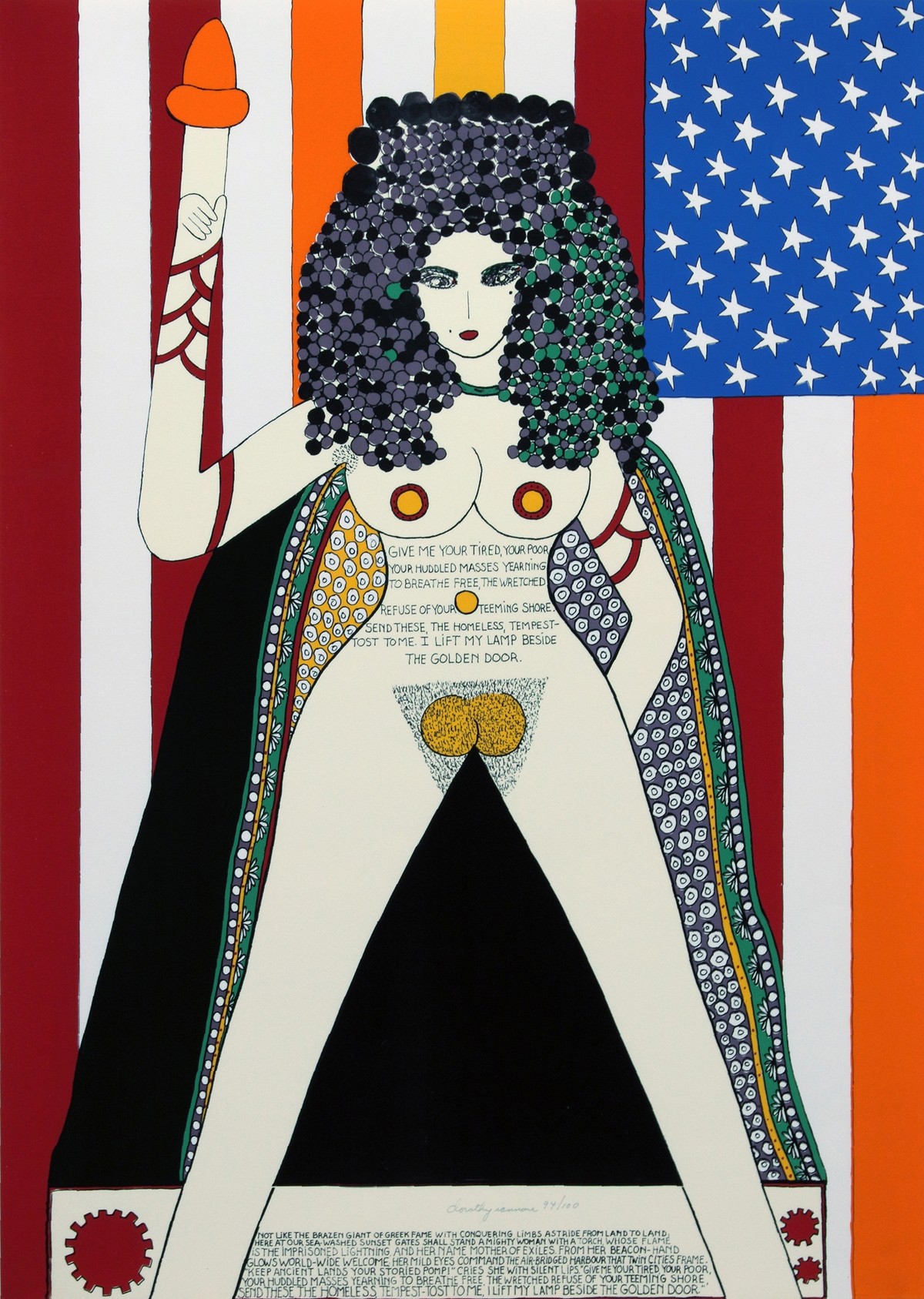 «The Statue of Liberty» als matriarchale Göttin (1977).
