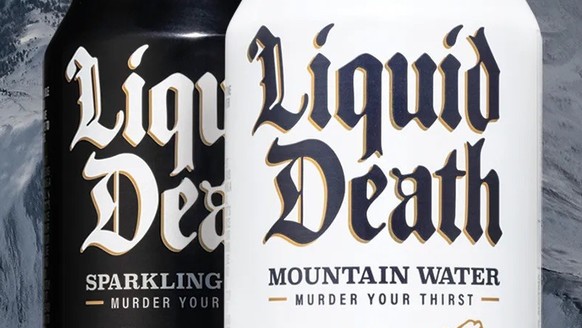 Liquid Death – Mineralwasser für ... MÄNNER. https://liquiddeath.com/