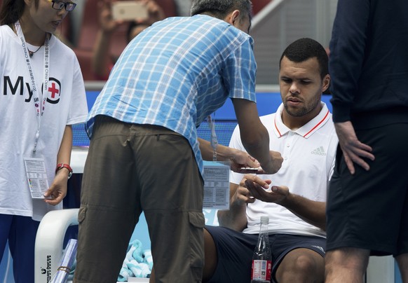 Tsonga mit Schwindelgefühlen in Peking.&nbsp;