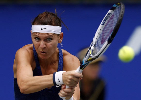 Viel Power bei Lucie Safarova.