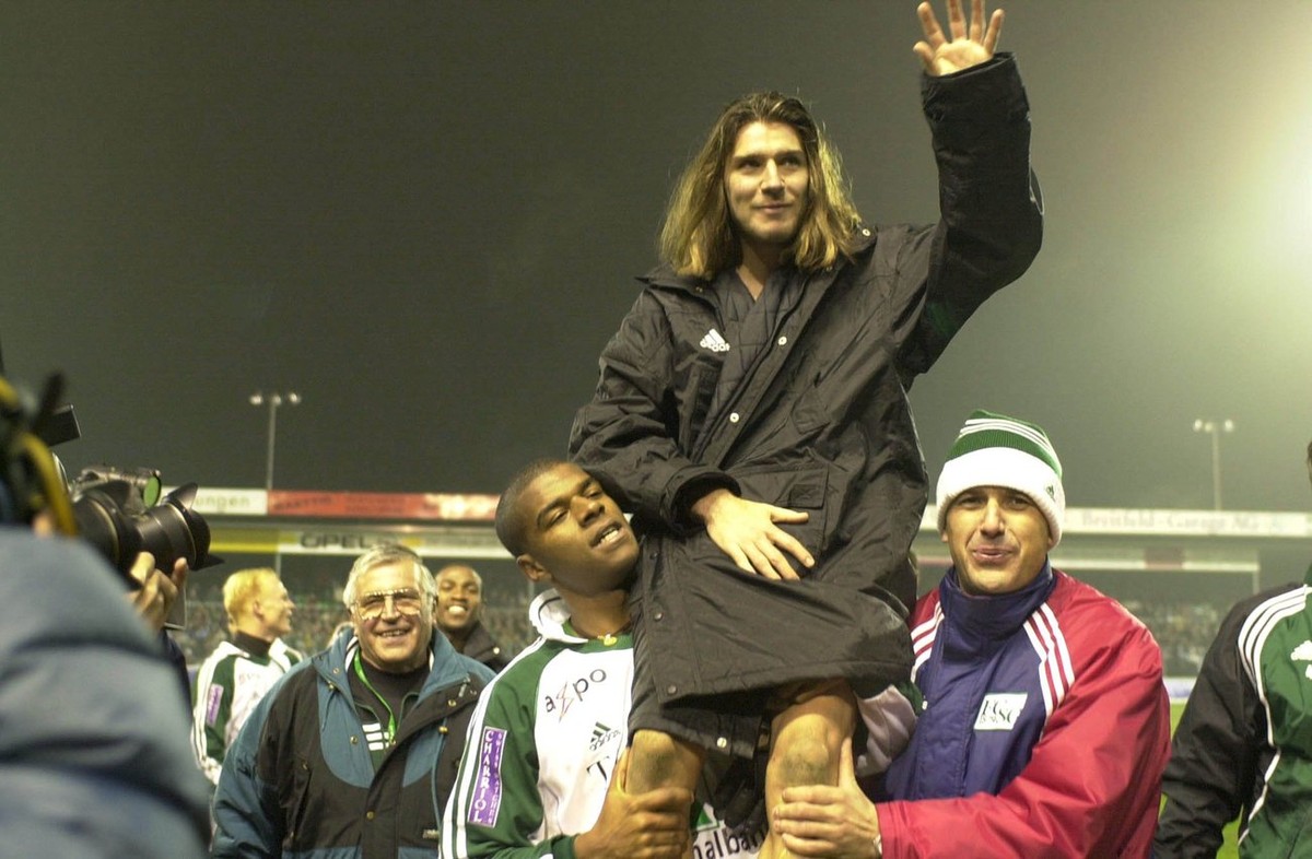 Der junge Marc Zellweger – ein feuchter Fussballtraum für alle Fussballnostalgiker aus der Ostschweiz.
