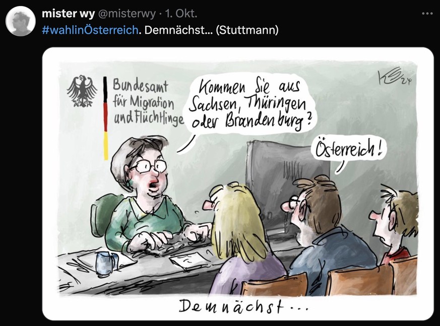 Österreich hat dunkelbraun gewählt