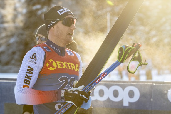 Dario Cologna from Switzerland at the Men&#039;s Sprint Free cross country skiing race of the FIS Tour de Ski in Lenzerheide, Switzerland, on Sunday, 29 December 2019. (KEYSTONE/Urs Flueeler).