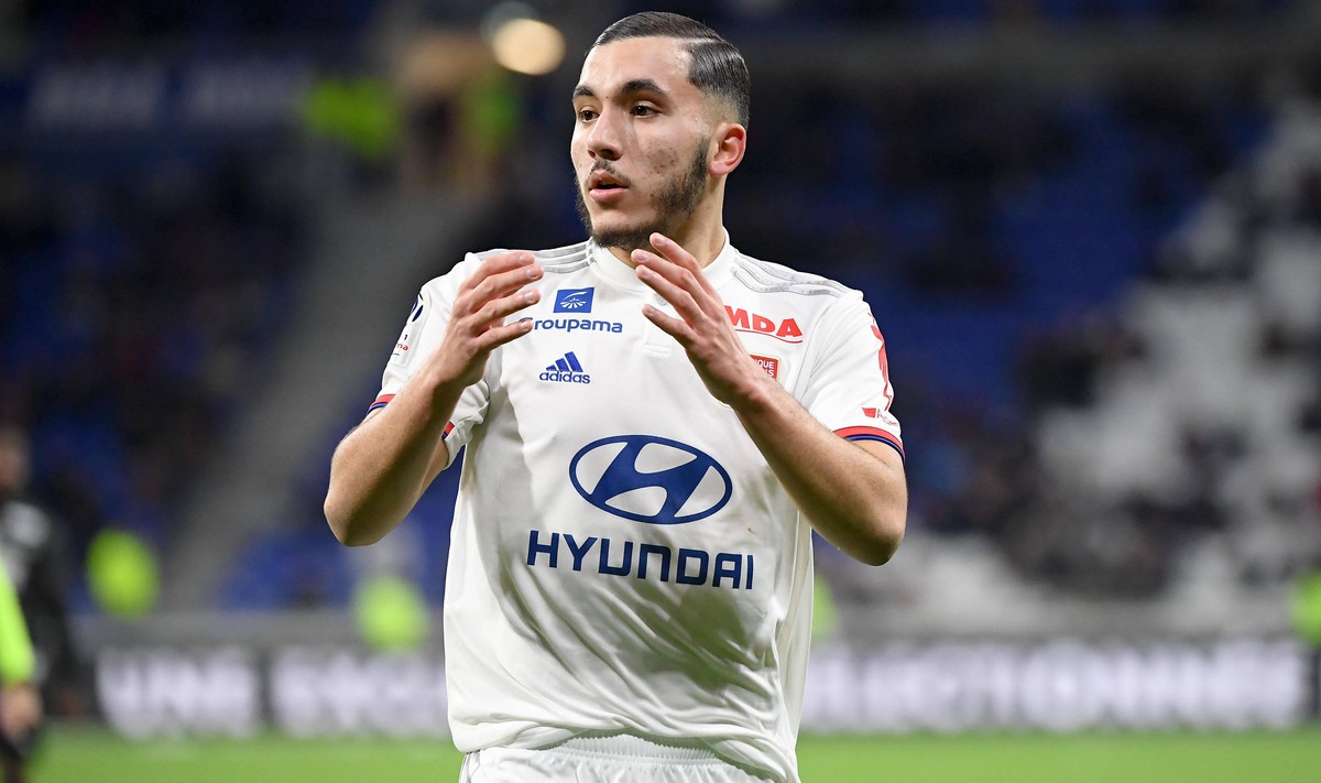 18 RAYAN CHERKI OL FOOTBALL : Lyon vs Amiens - Ligue 1 Conforama - 05/02/2020 FEP/Panoramic PUBLICATIONxNOTxINxFRAxITAxBEL