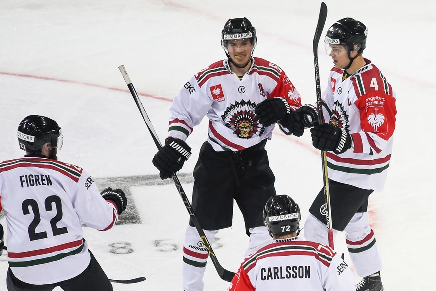 Kein seltenes Bild im Hinspiel in der Vaillant-Arena: Jubelnde Schweden.