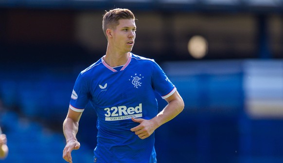 Rangers v St Mirren - Scottish Premiership - Ibrox Stadium Rangers Cedric Itten during the Scottish Premiership match at Ibrox Stadium, Glasgow. Editorial use only. No commercial use. PUBLICATIONxINxG ...