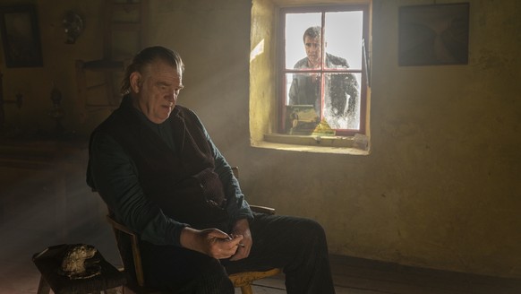 This image released by Searchlight Pictures shows Brendan Gleeson in &quot;The Banshees of Inisherin.&quot; (Searchlight Pictures via AP)