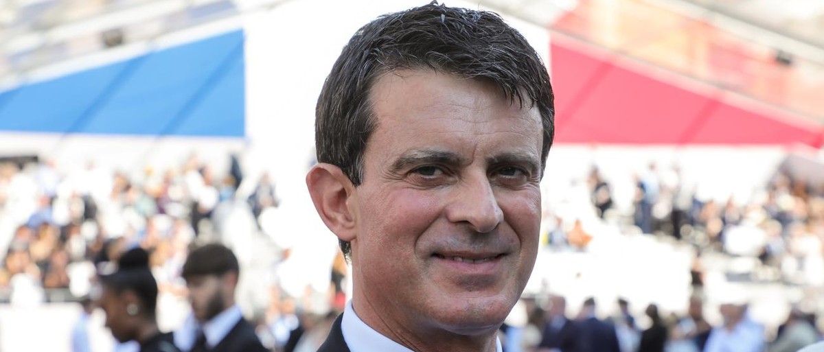 epa06855655 Former French Prime Minister Manuel Valls arrives to attend the burial ceremony for former French politician and Holocaust survivor Simone Veil at the Pantheon in Paris, France, 01 July 20 ...