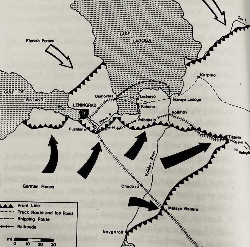 Die Strasse des Lebens, 1941-42.