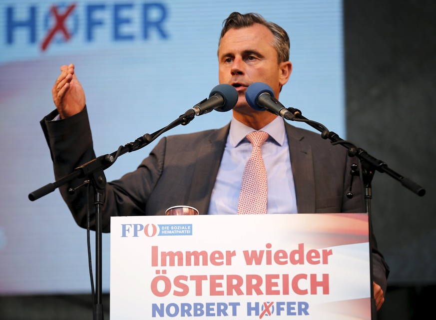 FPÖ-Kandidat&nbsp;Norbert Hofer liegt in Front.