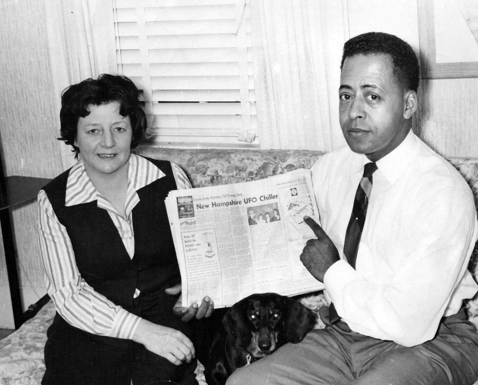 Barney and Betty Hill were an American couple, allegedly abducted by extra-terrestrials, in a rural portion of New Hampshire from September 19 to 20, 1961. (Photo by: Universal History Archive/ Univer ...