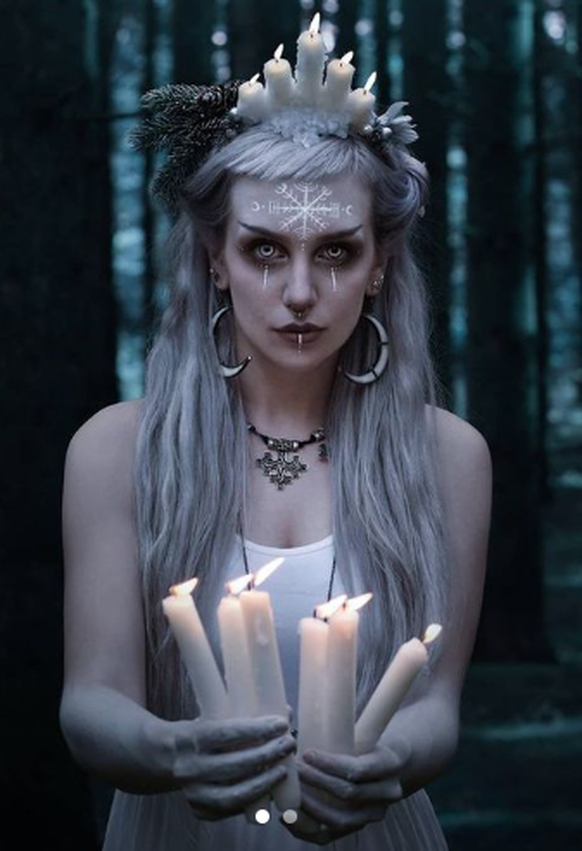 Whether burning candles in your hair is a good idea is up to you - you can certainly do without it.