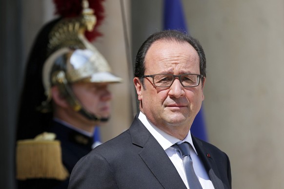 Frankreichs Staatschef François Hollande:&nbsp;Lob für die Reformliste des griechischen Ministerpräsidenten Alexis Tsipras.
