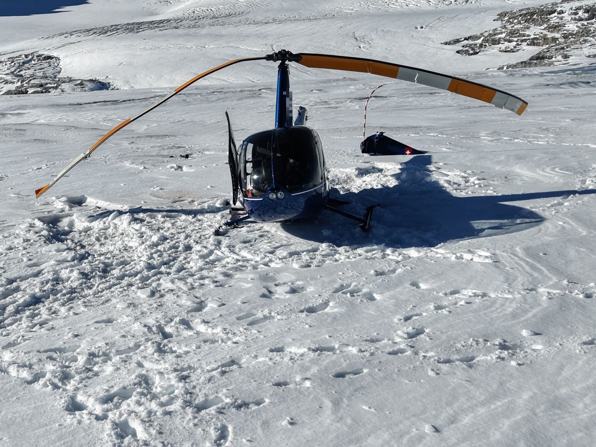 Helikopterabsturz auf dem Spitzalpelifirn – Pilot verletzt