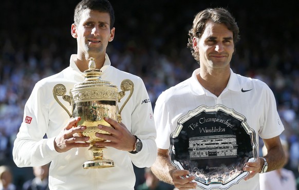 Niederlage im Wimbledon-Final 2014: Ans letzte Duell mit Djokovic hat Federer keine gute Erinnerungen.