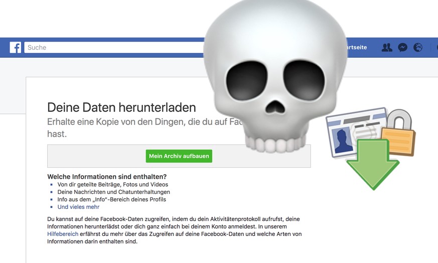 So einfach findest du heraus, was Facebook ALLES über dich gespeichert hat
