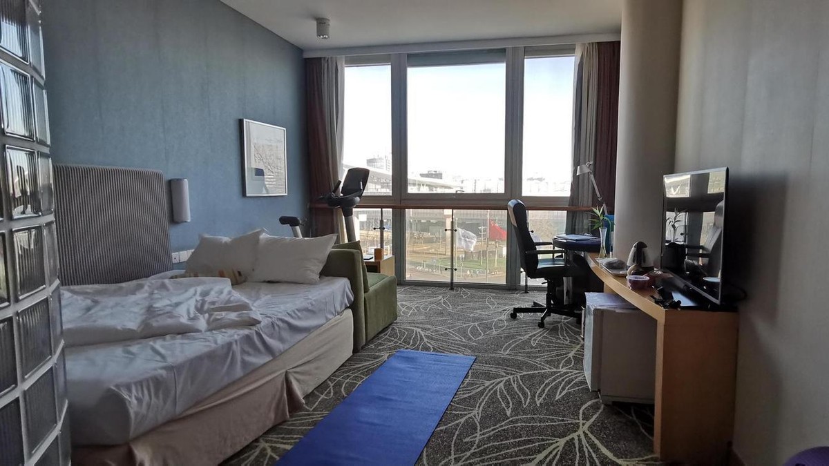 So sah das Quarantänezimmer von Patrizia Kummer damals aus.