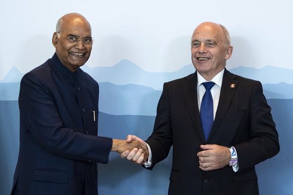 Vor zwei Wochen empfing Ueli Maurer den indischen Präsidenten Ram Nath Kovin. Folgt bald ein Treffen mit der EU-Kommissionschefin?