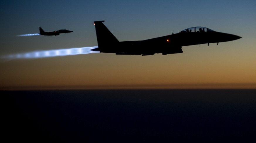 US Air Force F-15E im Kampf gegen den IS.&nbsp;