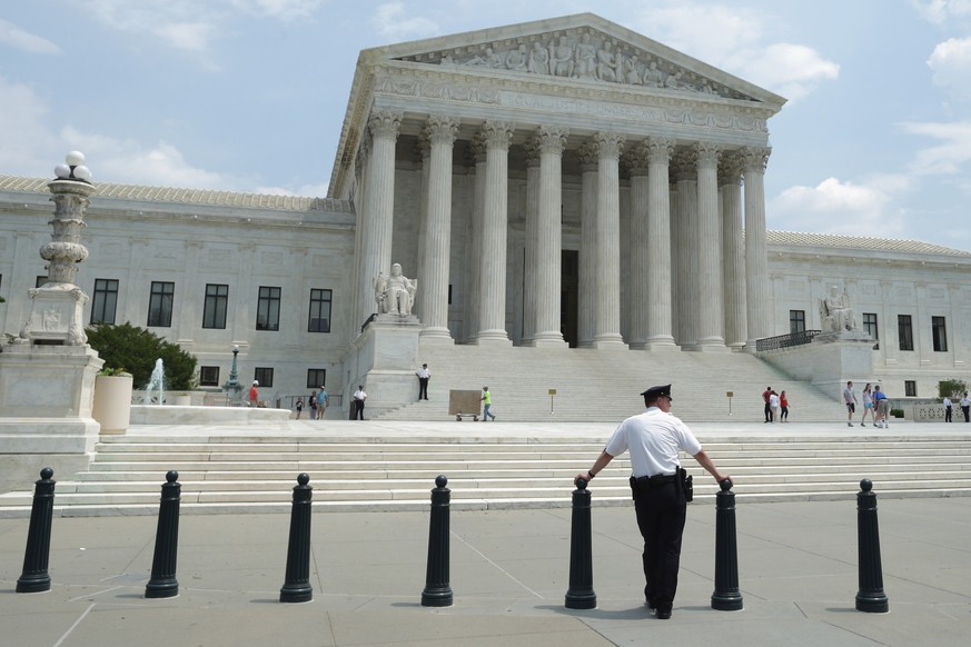 Der Oberste Gerichtshof der USA in Washington D.C.