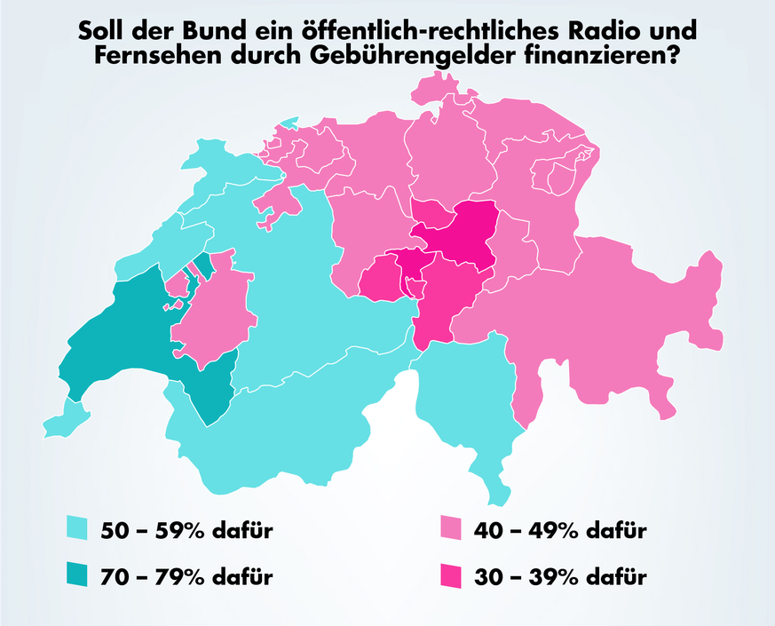 Auch in Sachen Gebührengelder ist der Röstigraben klar erkennbar.&nbsp;