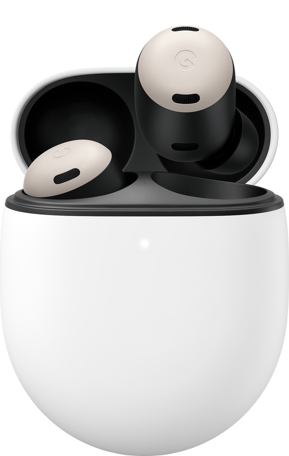 Google Pixel Buds Pro in the new Porcelain color.