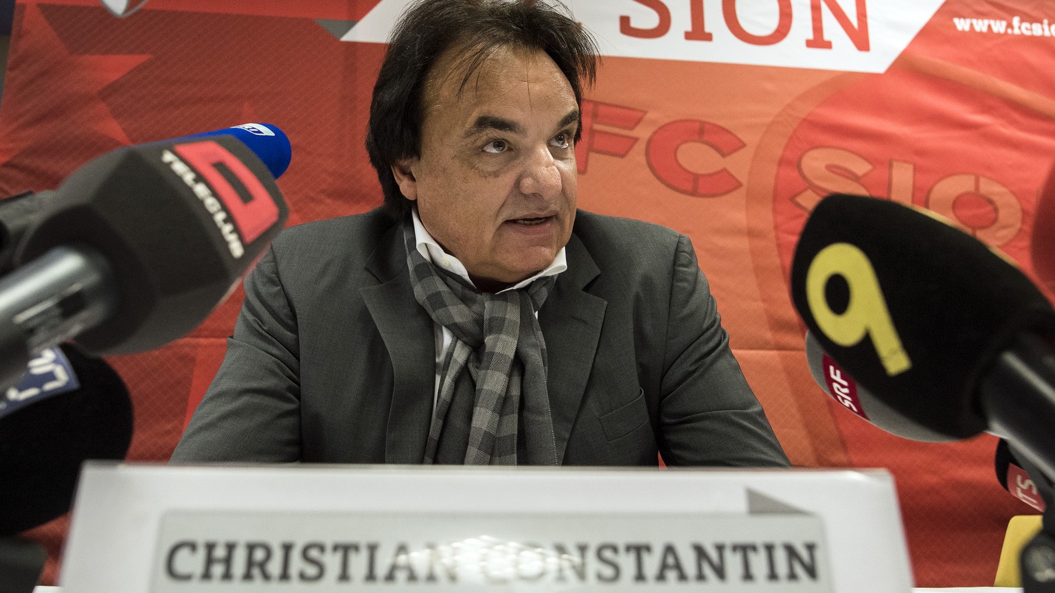 Christian Constantin hat sich auf einer Pressekonferenz ausführlich zur Causa Fringer geäussert.