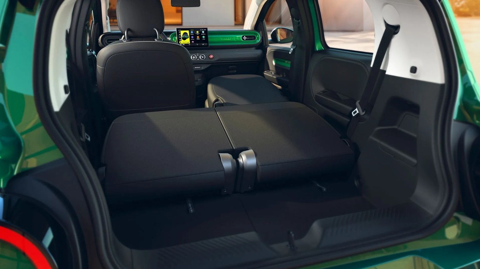 Variabel: Die Sitze sind einzeln umklappbar und jeweils um 17 Zentimeter verschiebbar.