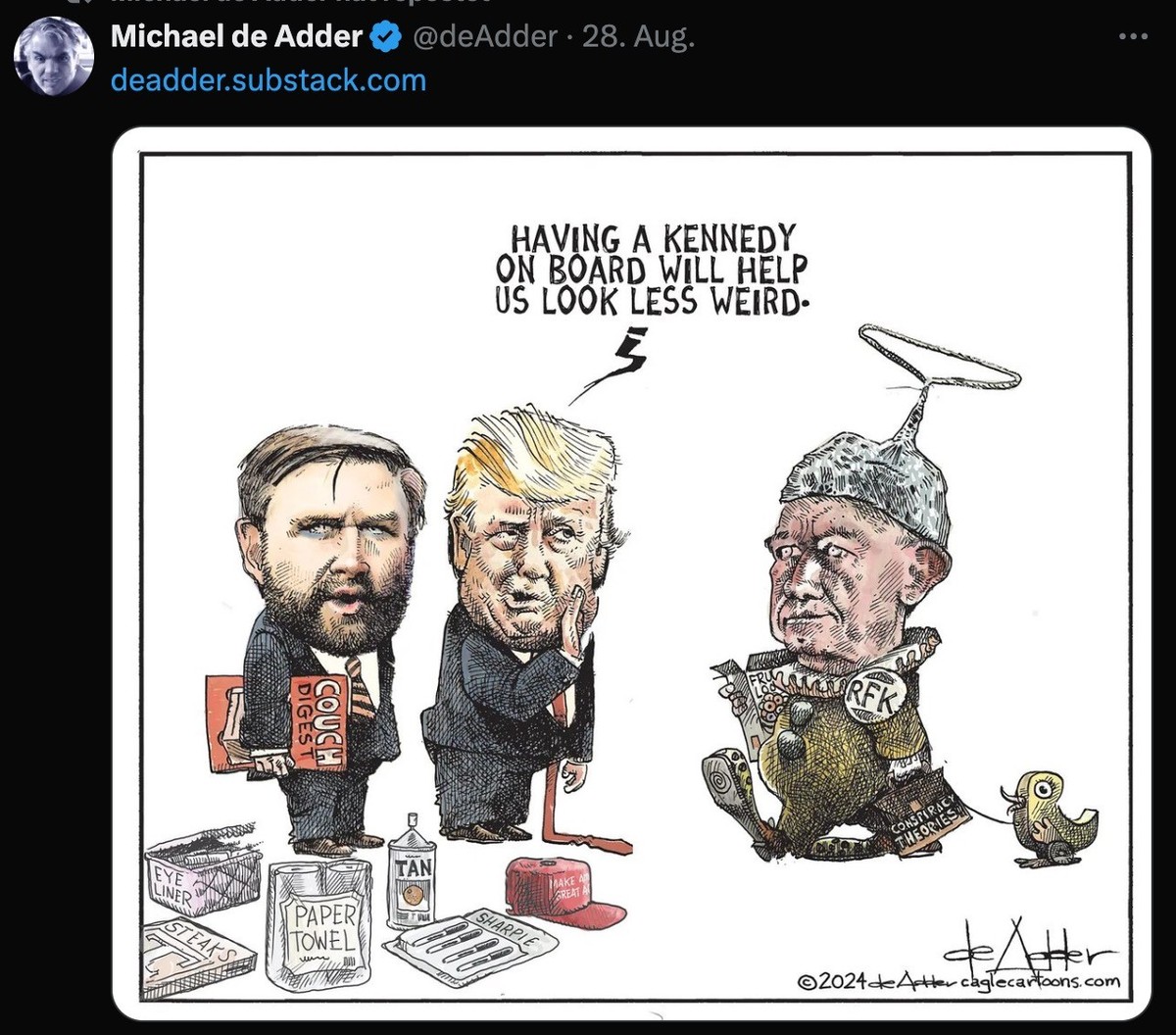 Trump-Karikatur
