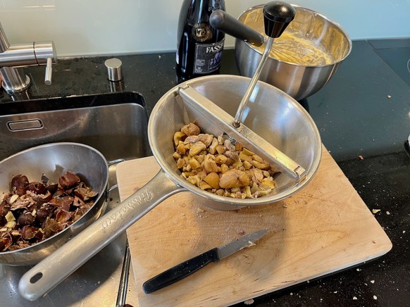 Olivers Urgrossmutters Kastanienkuchen. Ein Selbsttest.