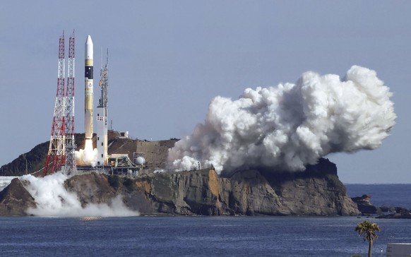 An H2A rocket lifts off from the Tanegashima Space Center in Kagoshima, southern Japan on Thursday, January 26, 2023. Japan successfully launched the rocket on Thursday, carrying a government intelligence collection…
