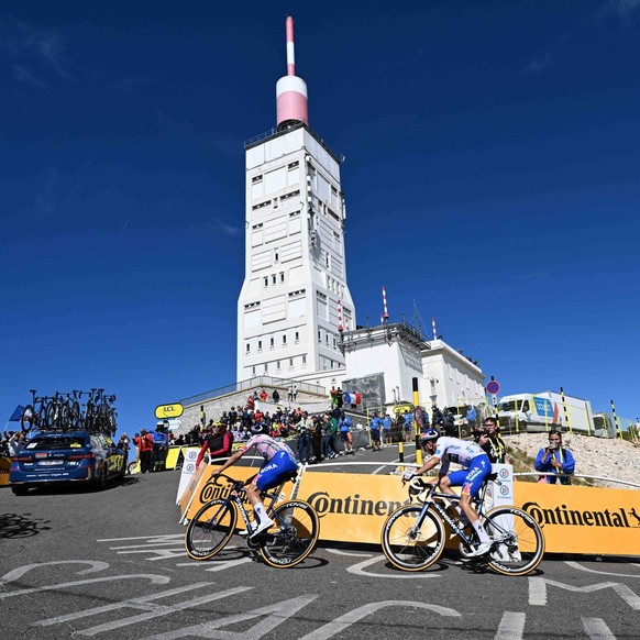 22-07-2025 Tour De France Tappa 16 Montpellier - Le Mont Ventoux 2025, Red Bull - Bora Hansgrohe Roglic, Primoz Lipowitz, Florian Le Mont Ventoux PUBLICATIONxNOTxINxITAxFRAxNED