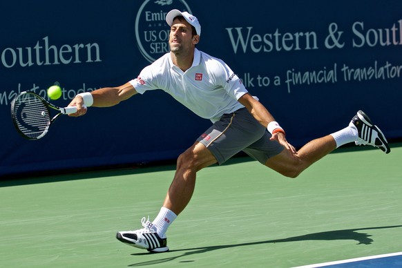 21.08.2015; Mason; Tennis - Western and Southern Open 2015; Novak Djokovic (SRB)
(Scott Stuart/Zuma Sports Wire/freshfocus)