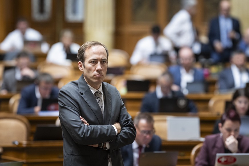 Benoit Gaillard, SP-VD, hoert einem Votum zu, an der Herbstsession der Eidgenoessischen Raete, am Dienstag, 15. September 2026 im Nationalrat in Bern. (KEYSTONE/Alessandro della Valle)