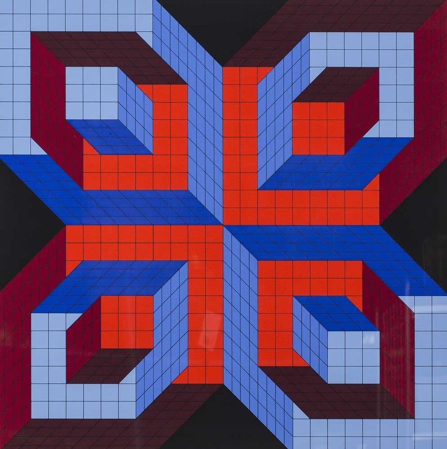 Victor Vasarely, &quot;Untitled Serigraph, 1976&quot; (1976)