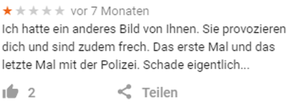 Polizei Google Maps