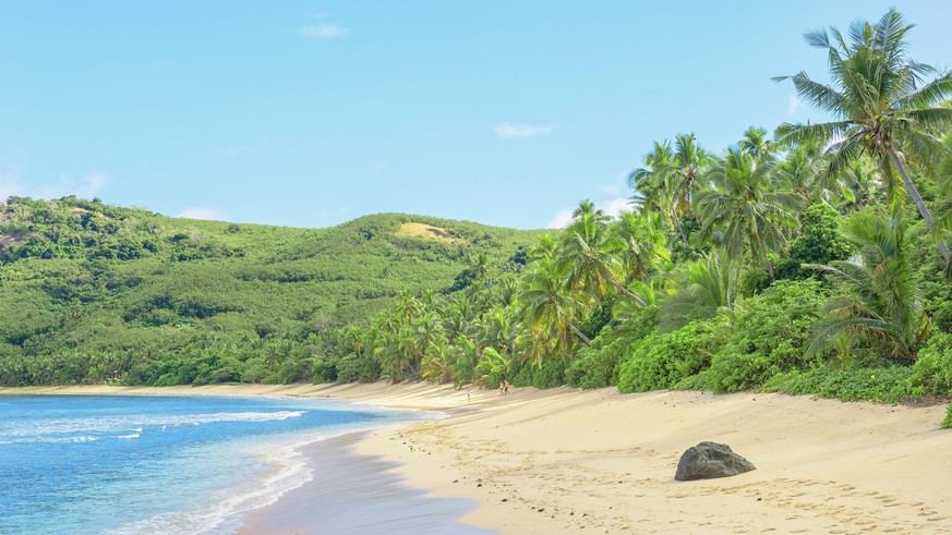 RECORD DATE NOT STATED Tropical beach, Waya Island, Yasawa island group, Fiji, South Pacific islands, Pacific PUBLICATIONxINxGERxSUIxAUTxONLY Copyright: MarcoxSimoni 718-2794