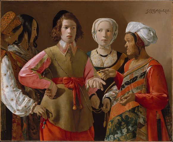 Symbolbild. Georges de la Tour: «Die Wahrsagerin», um 1635.