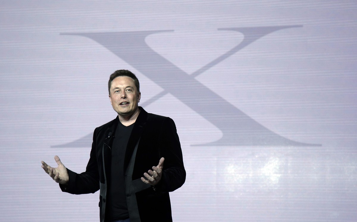 FILE - Elon Musk, CEO of Tesla Motors Inc., introduces the Model X car at the company's headquarters Tuesday, Sept. 29, 2015, in Fremont, Calif. Musk may want to send ?tweet? back to the birds, b ...