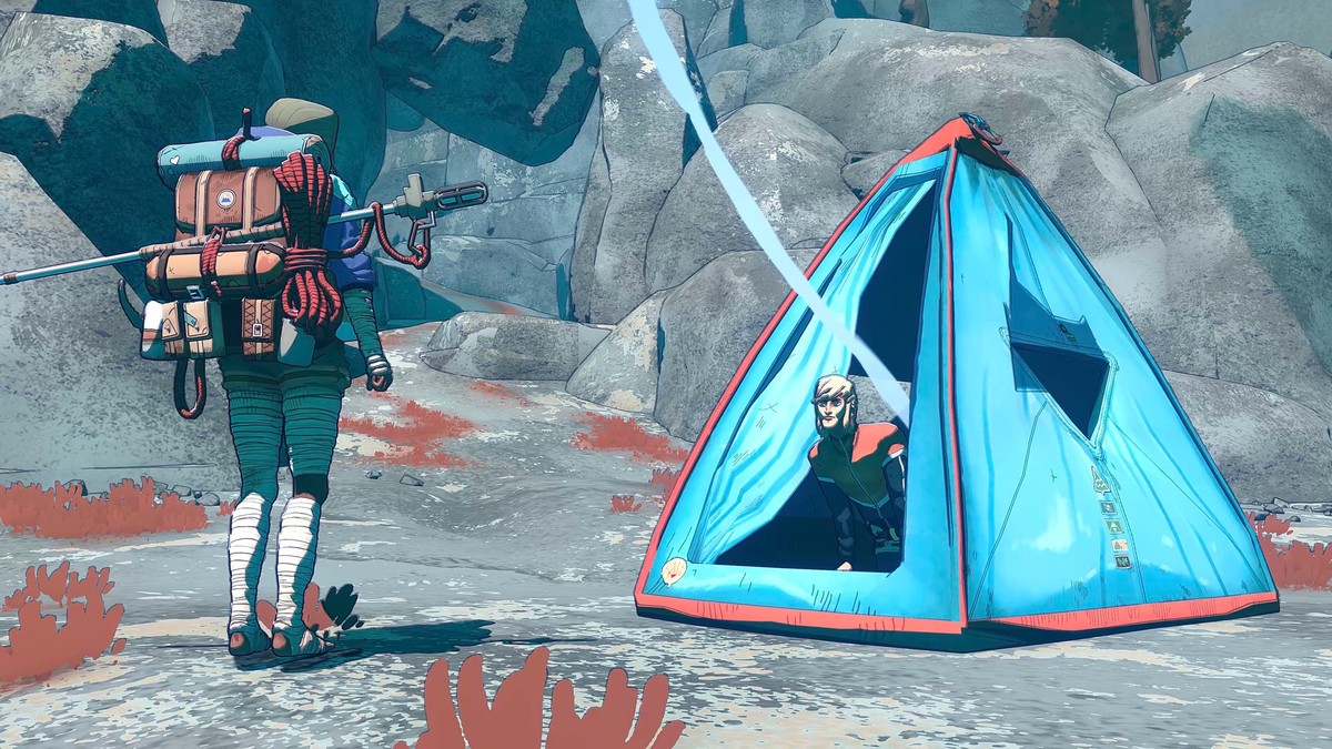 Capture d'écran du jeu vidéo «Cairn»
