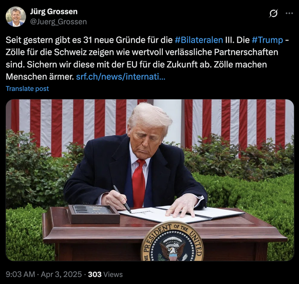 Statement Grossen