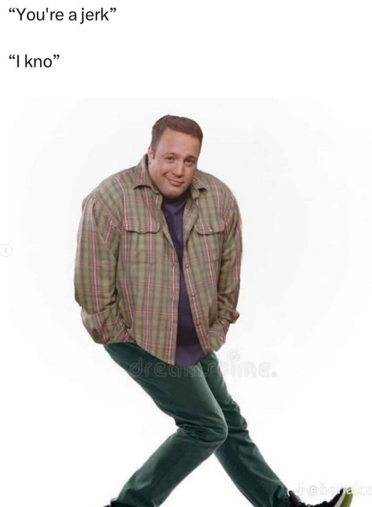 Kevin James King of Queens Meme