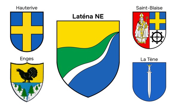 Laténa NE neue Gemeinden Schweiz 1. Januar 2025