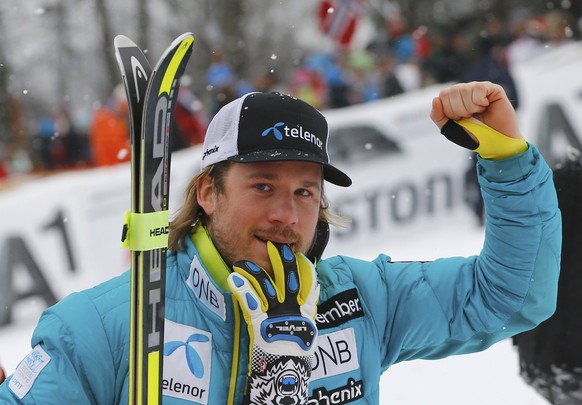 Ein jubelnder Jansrud ist kein seltenes Bild in diesem Winter. Auch heute Abend?