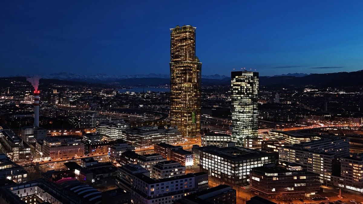 Elysium Hochhaus Projekt Zürich